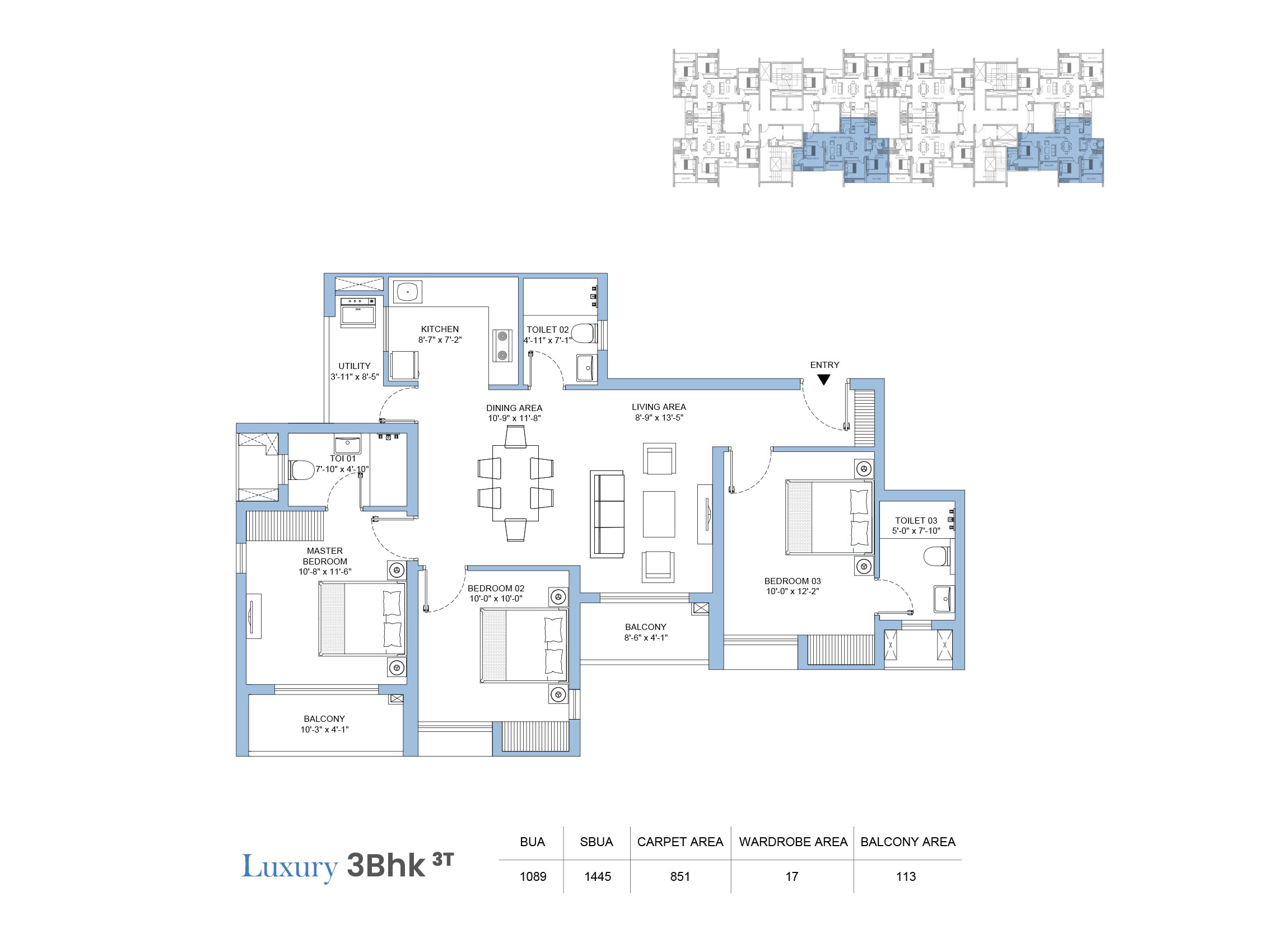 1 BHK Plan