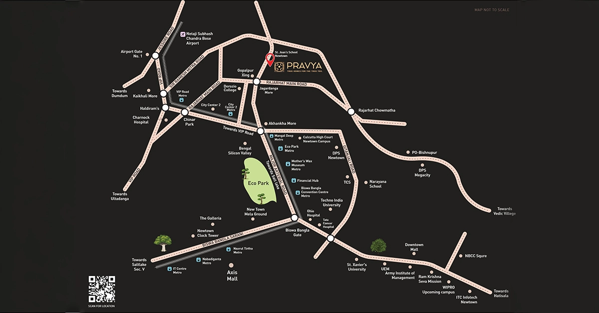 DTC Embassy Villa Location Map