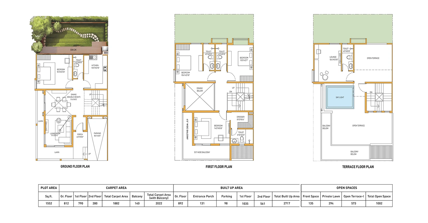 Villa Type A Plan